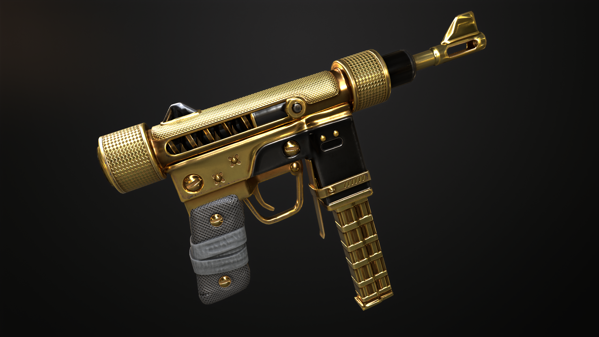 Black Gold SMG thumbnail 2