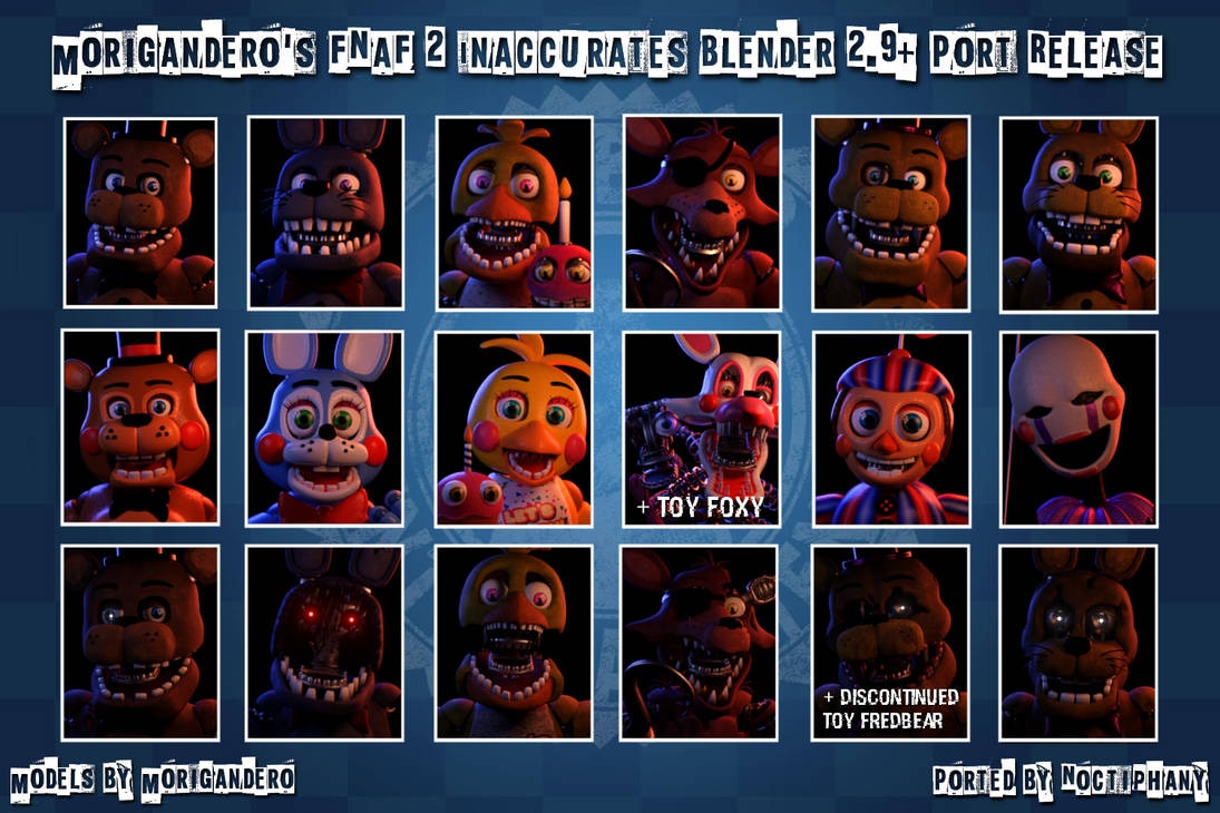 Open Assets] - FNaF 3 Minigame Characters' Pack