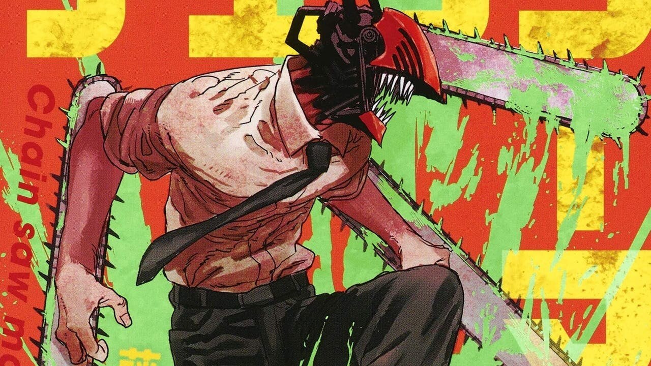 Wallpaper Chainsaw Man, Denji Chainsaw Man, Red Background