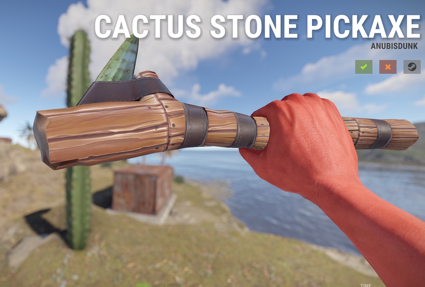 Cactus Stone Pickaxe thumbnail 5