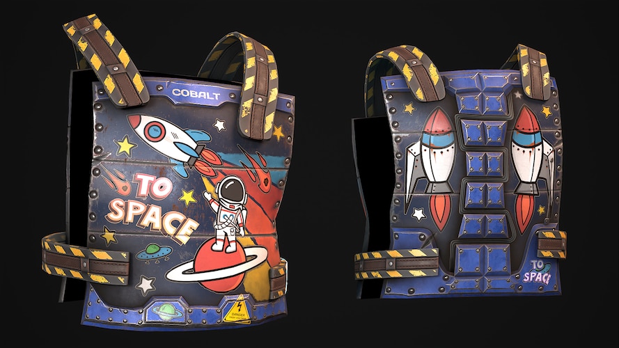 Space Raider Chest Plate - image 1
