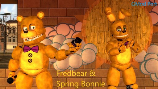 Gmod FNAF  Expected VS. Reality Fredbear And Spring Bonnie 
