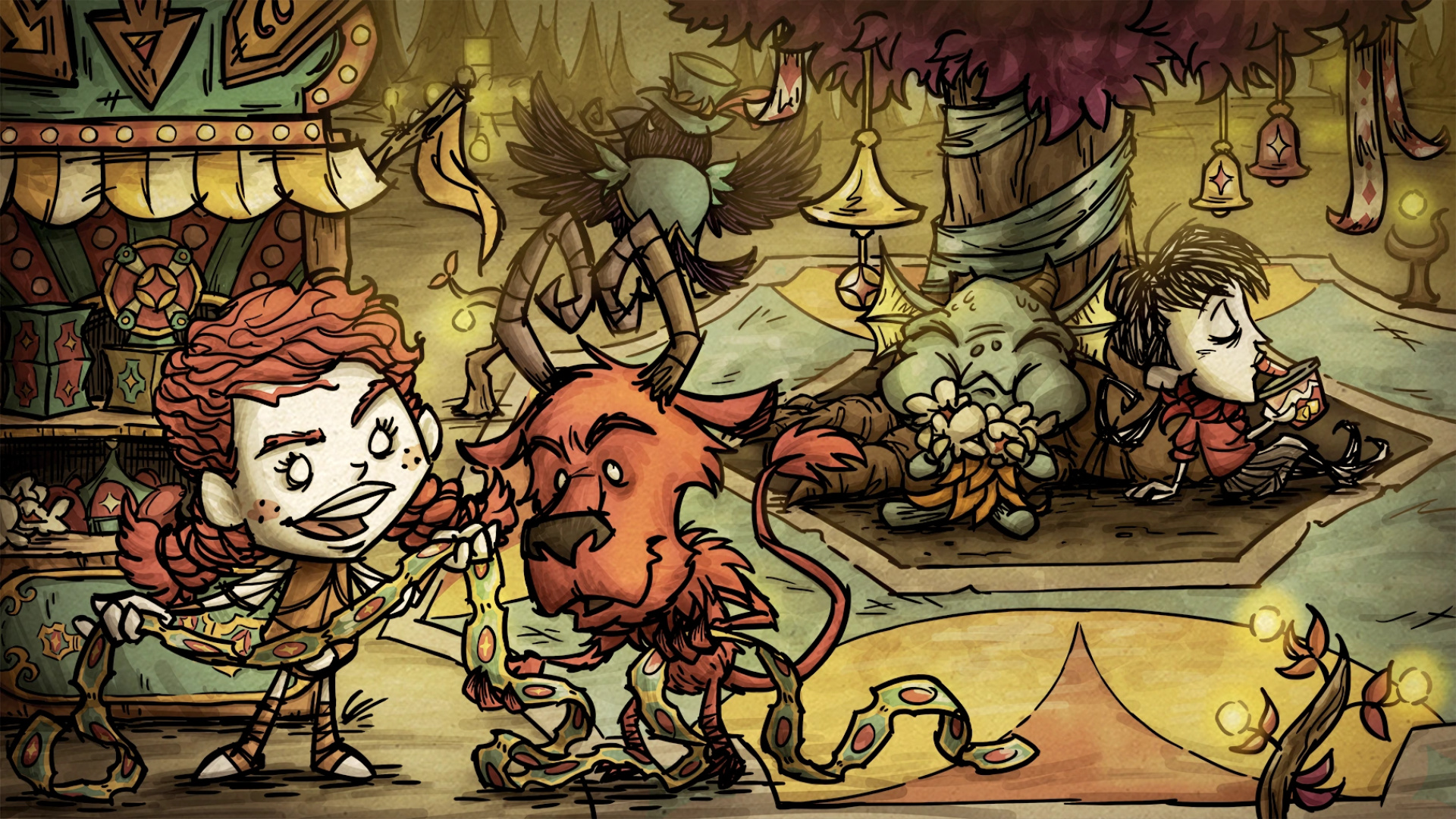 Донт старв длс. Don't Starve игра. Don't Starve together карнавал. Донт старв 3. Don't Starve together игрушки.