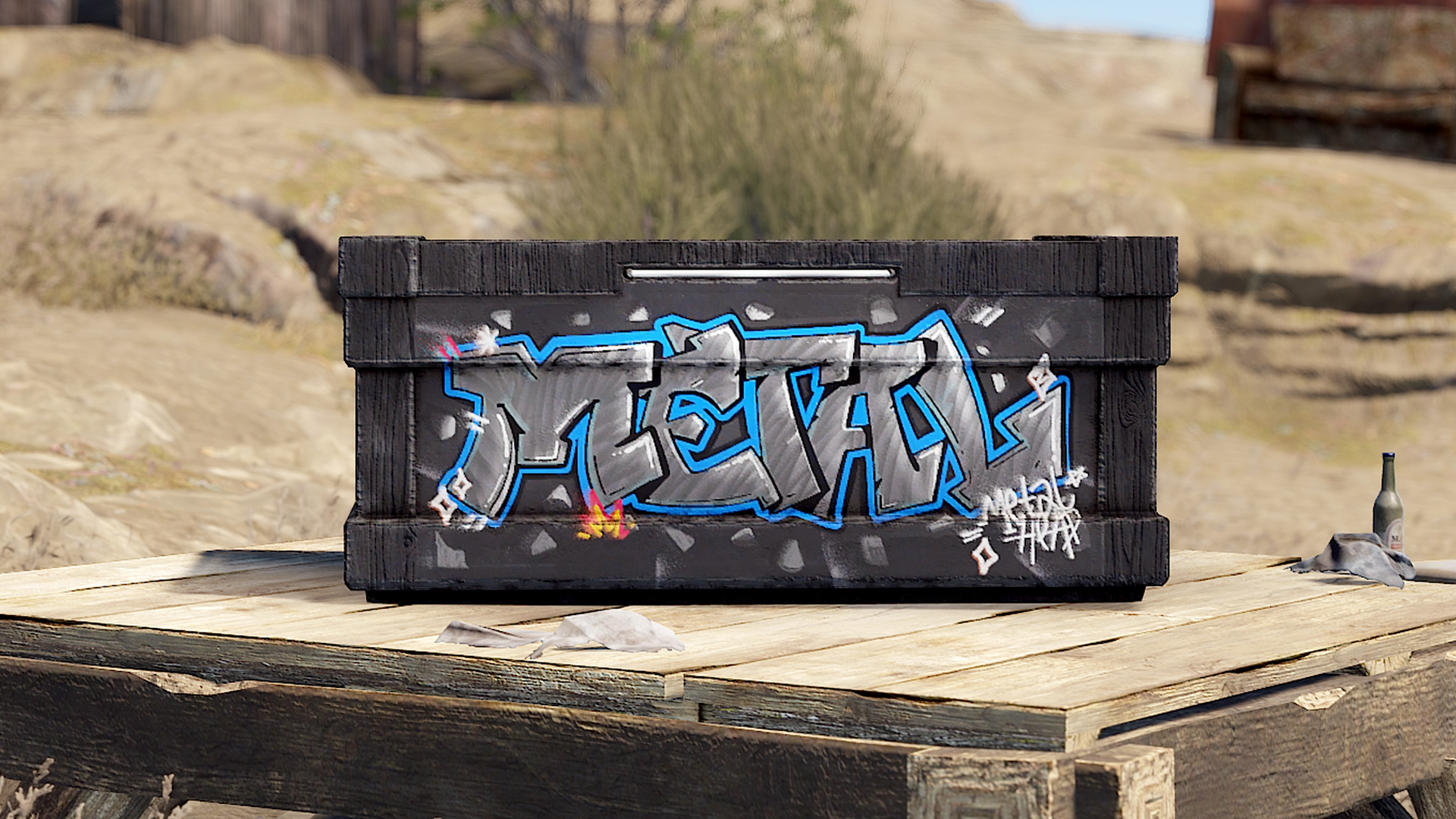 Graffiti Metal Storage thumbnail 5
