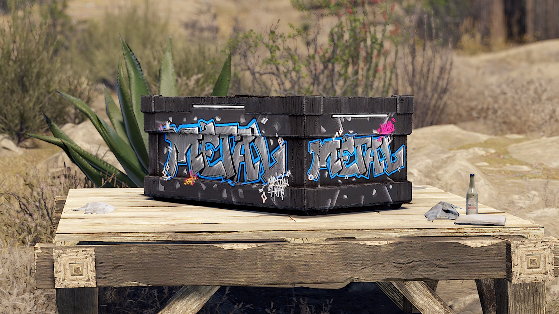 Graffiti Metal Storage thumbnail 3