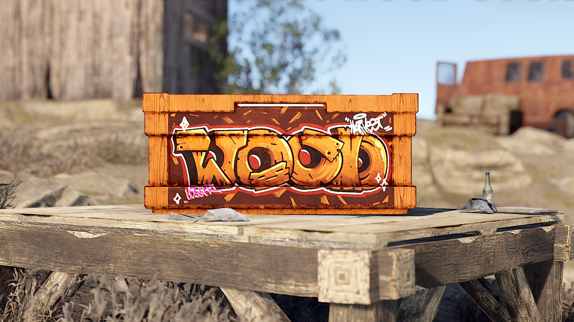 Graffiti Wood Storage thumbnail 3