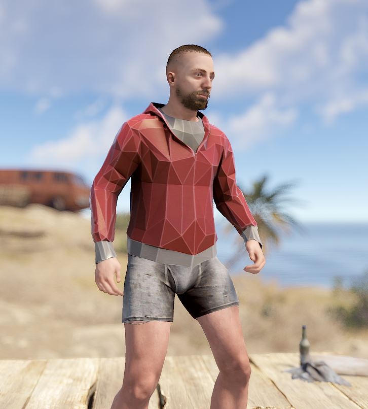 Low Poly Hoodie thumbnail 5
