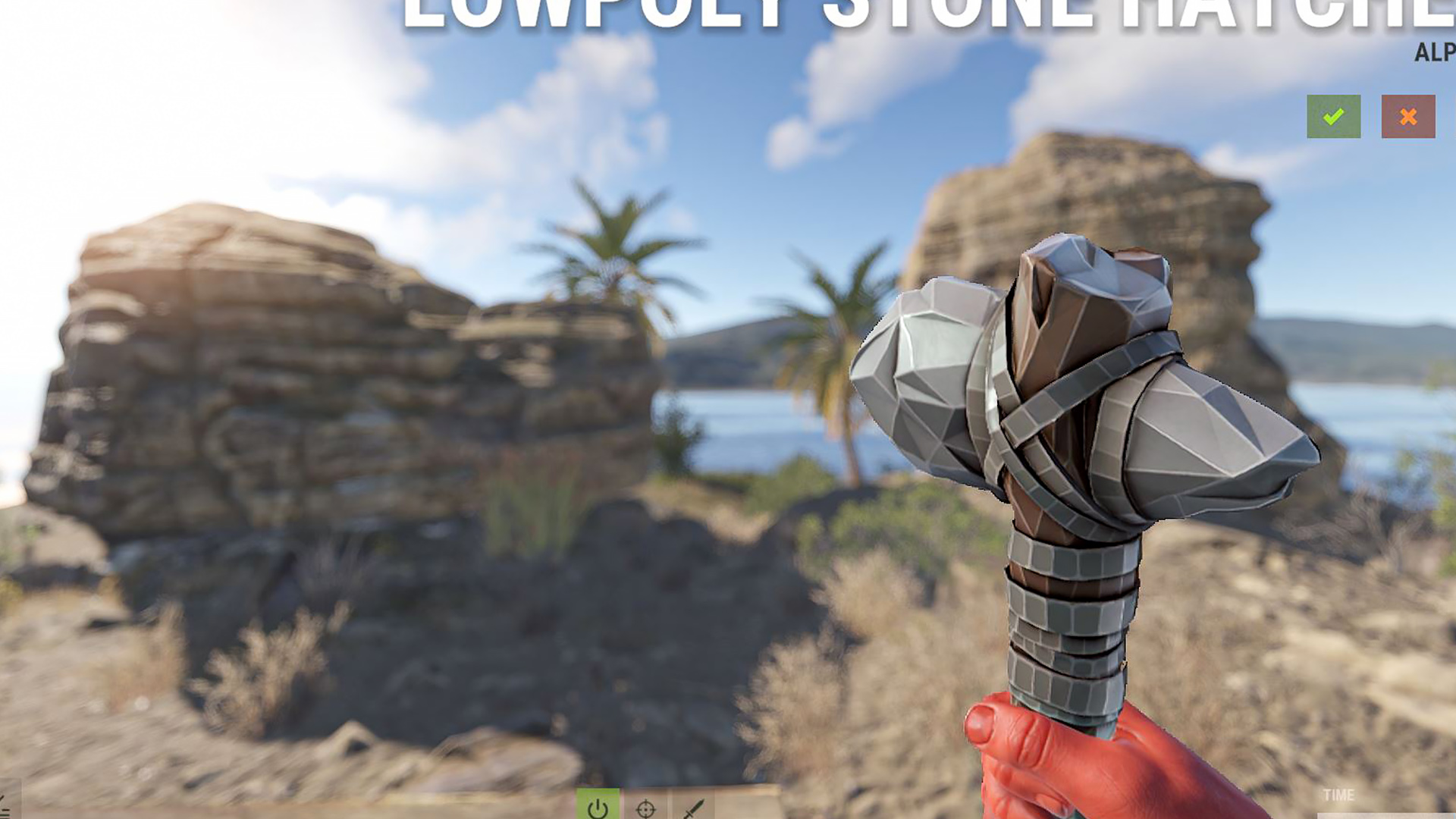 Low Poly Stone Hatchet screenshot 1