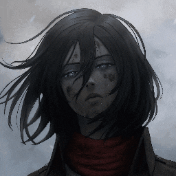 Attack on Titan Mikasa Ackerman Blue Eyes [4K]