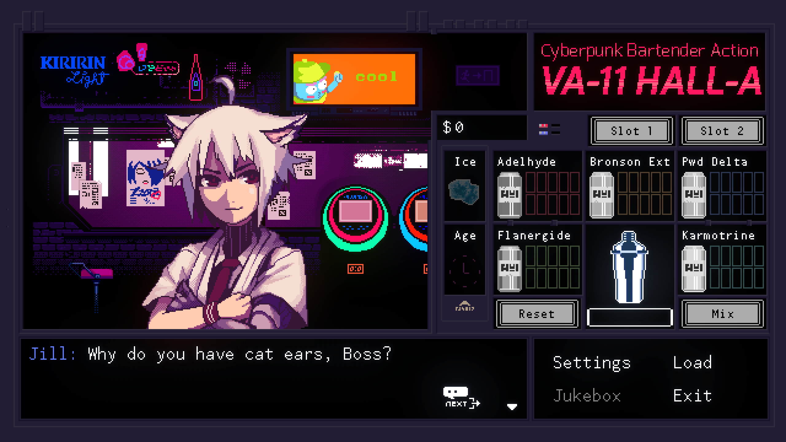 VA-11 HALL-A's 3 extra chapters. (And modding!) image 20