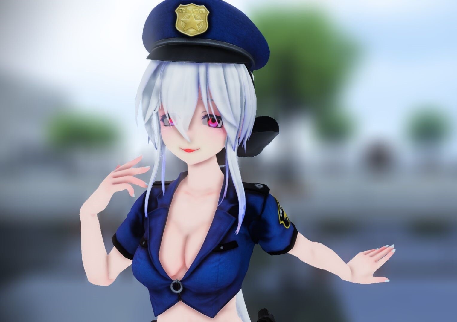 Mmd insect. MMD Haku. MMD дарк. MMD полиция России