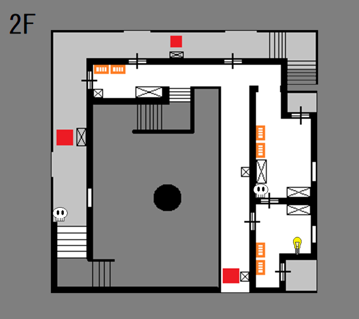 Comunita Di Steam Guida Eng Jpn Main Building Map固有建築の平面図