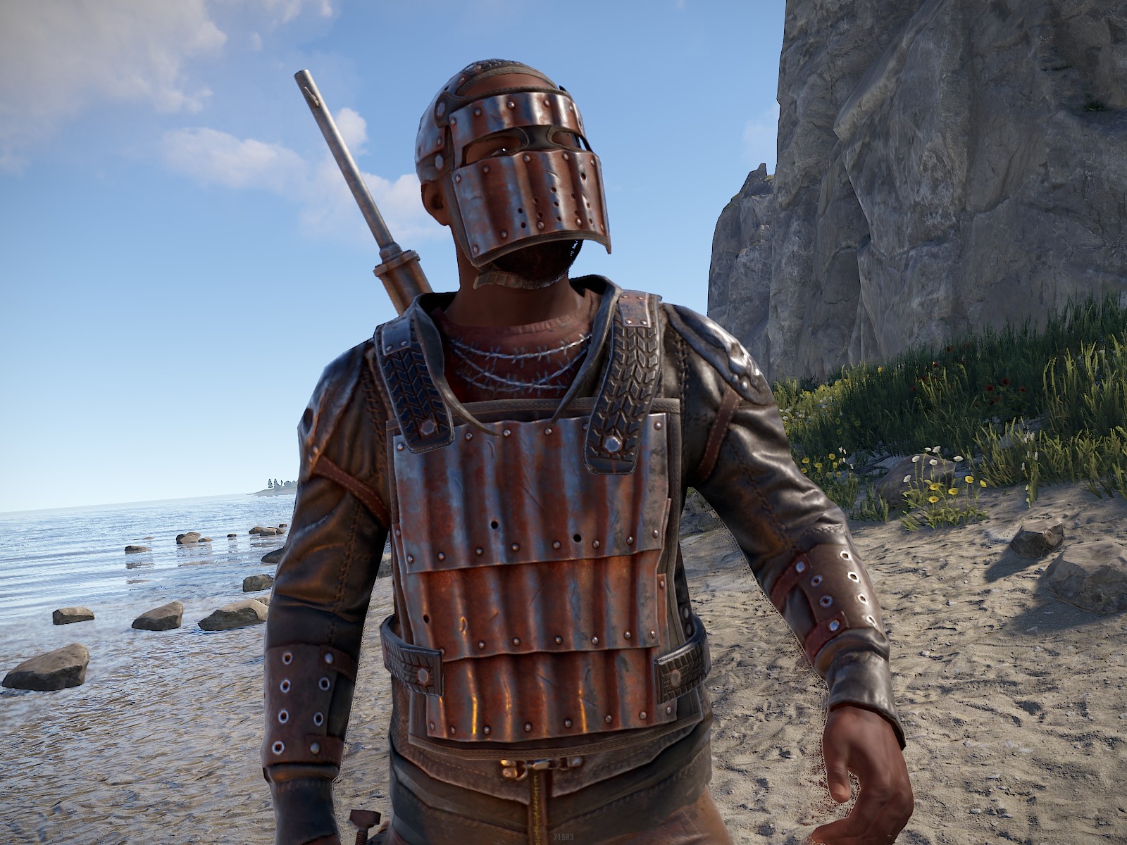 Corrugated Steel Chest Plate thumbnail 3