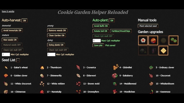 Steam Workshop::Cookie Garden Helper - Reloaded