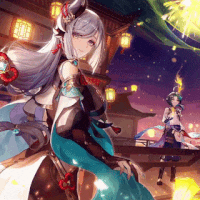 Genshin Lantern Rite - Shenhe, Ganyu & Xiao | Genshin Impact