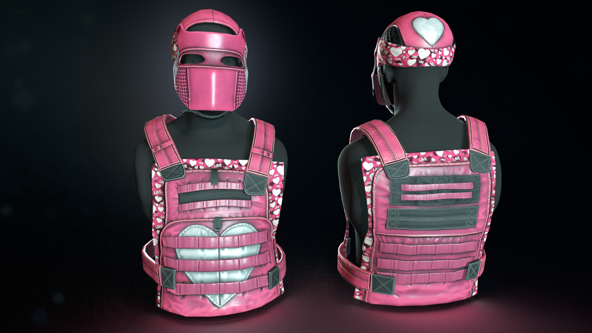 Lovestruck Metal Facemask screenshot 1