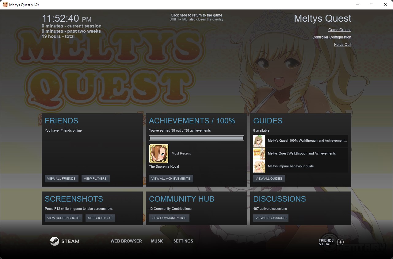 Steam Community Guide Enable Steam Overlay Screenshots In Meltys Quest