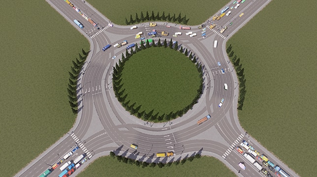 Cities Skylines Multiplayer & I Still have to Fix Traffic & Build a  Roundabout! (5B1C) 