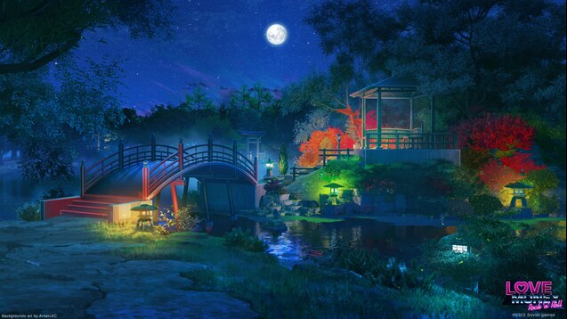 Steam Workshop::Japan garden night 1920x1080