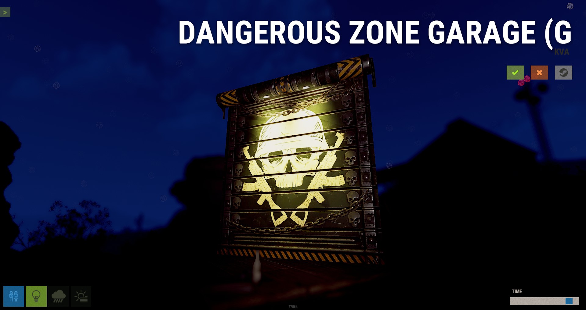 Danger Zone Garage Door thumbnail 6