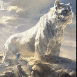 山海有灵 白虎-White Tiger《Shan Hai You Ling》by Xision