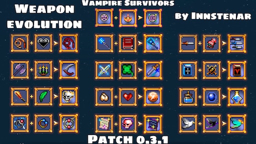 Vampire Survivors: Weapon Evolve Guide