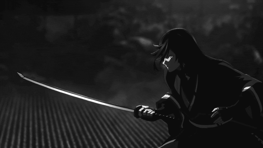 Анимированные картинки самурай