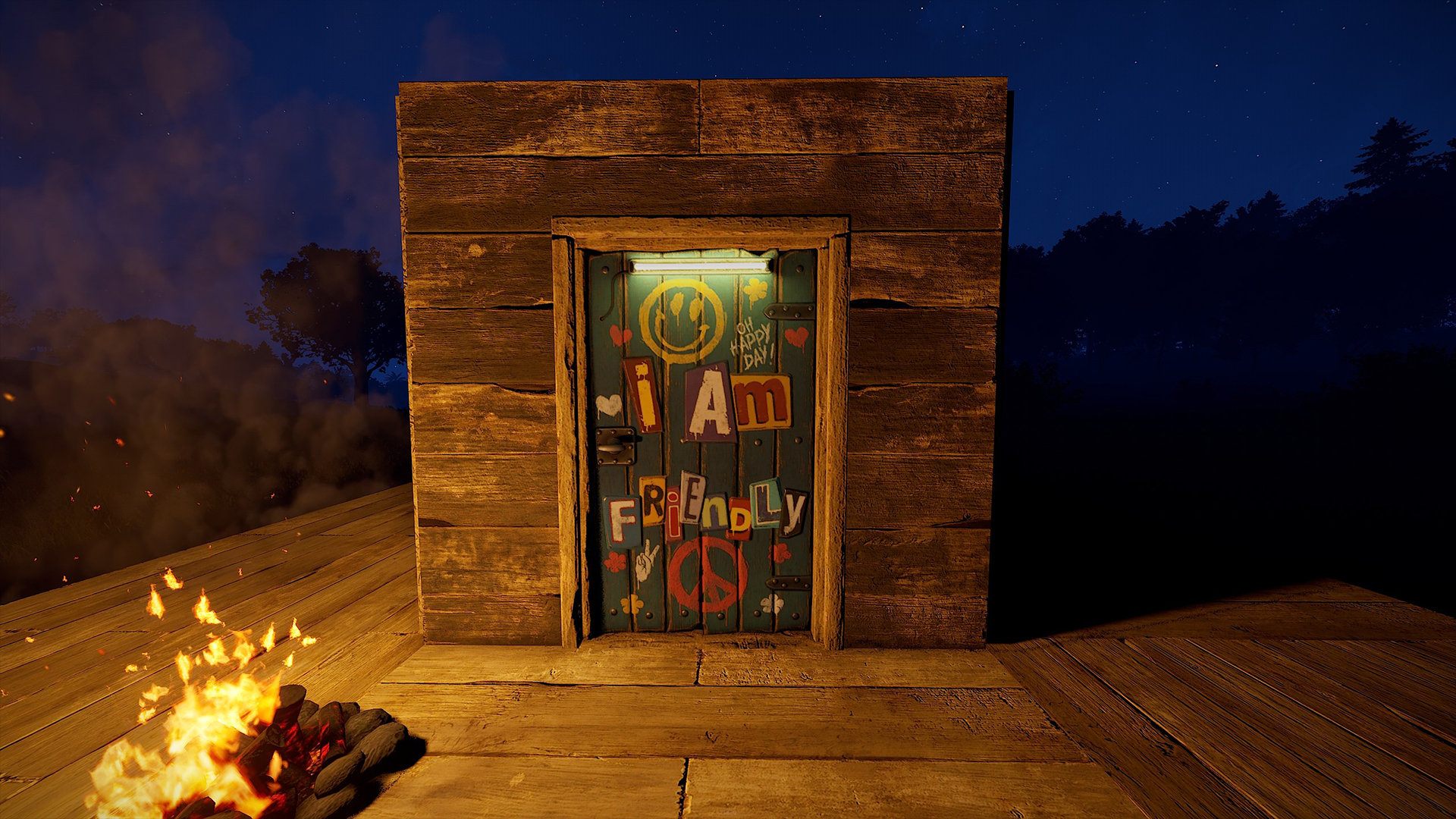 Friendly Wooden Door screenshot 1