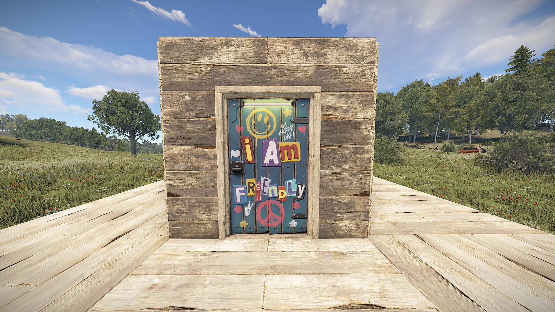 Friendly Wooden Door thumbnail 3
