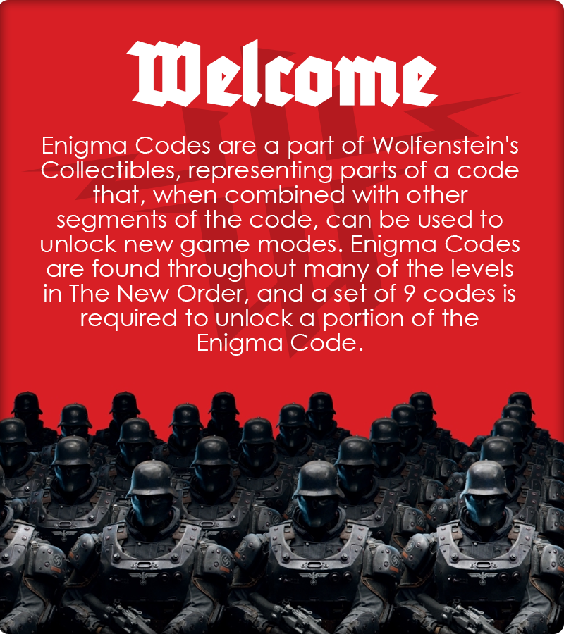 Enigma Codes - Wolfenstein: The New Order Guide - IGN