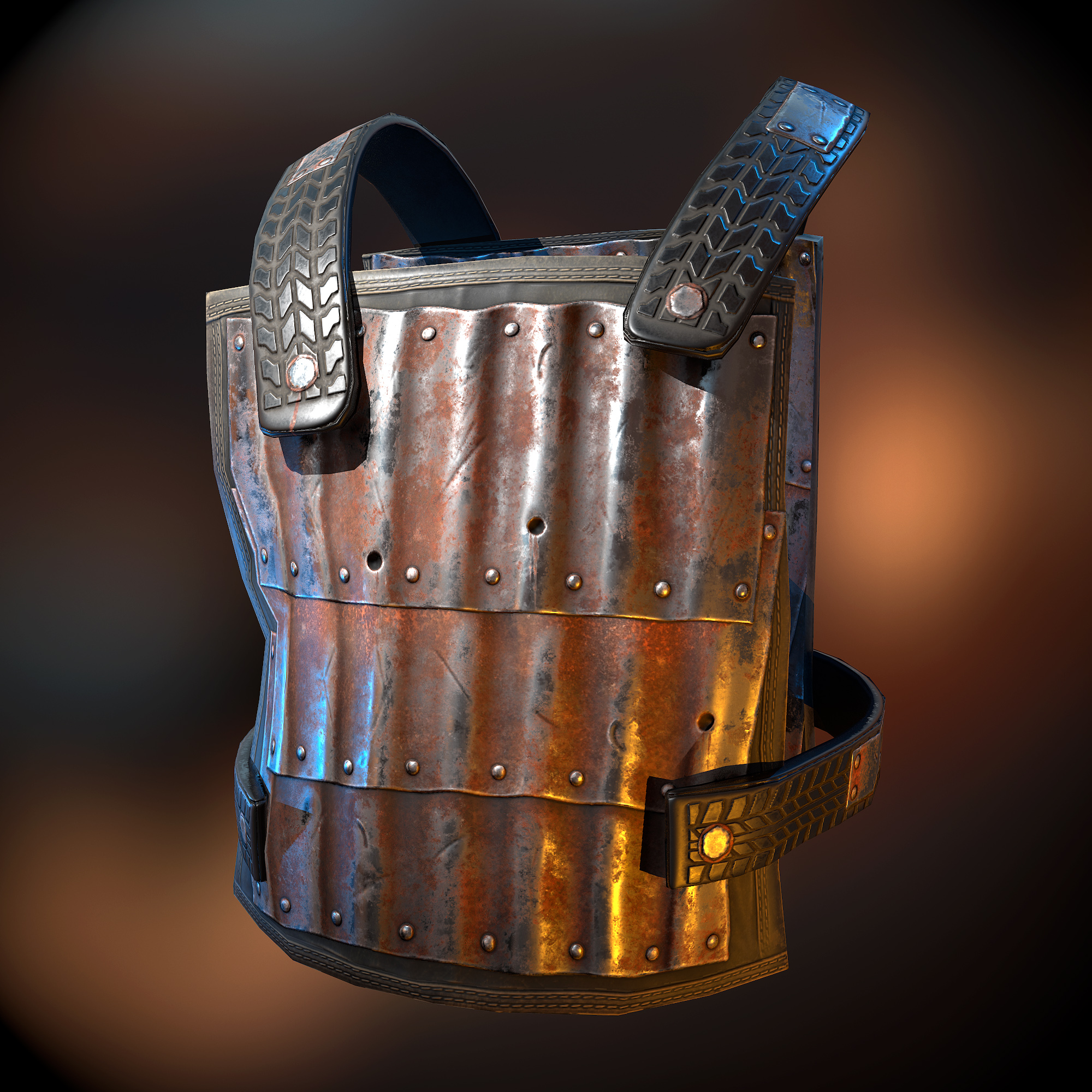 Corrugated Steel Chest Plate screenshot 1