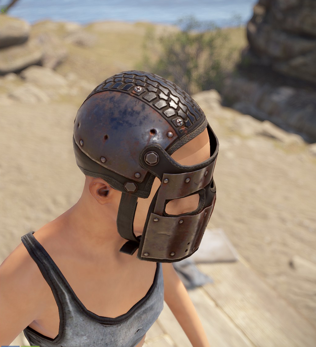 Corrugated Steel Facemask thumbnail 4