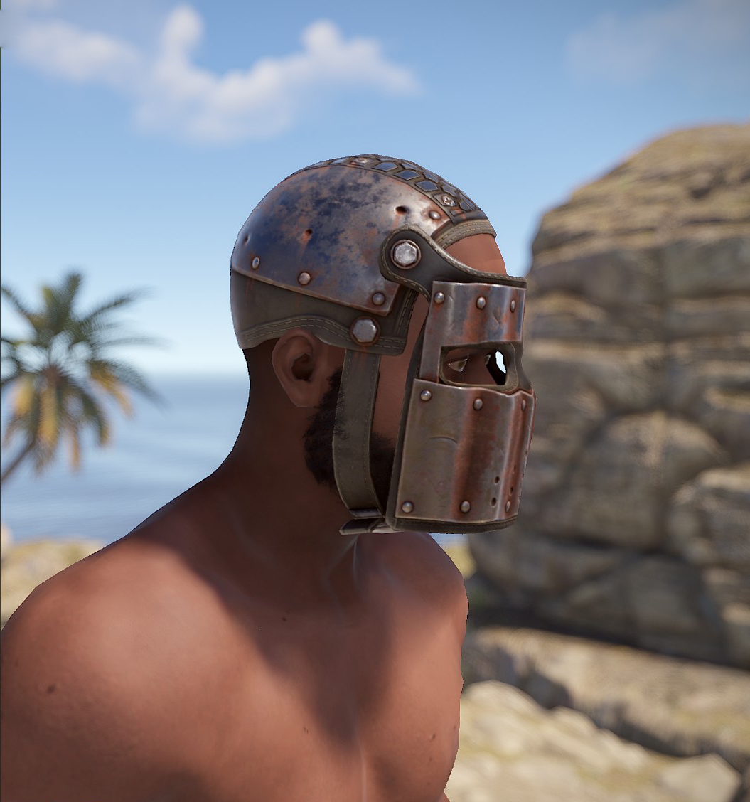 Corrugated Steel Facemask thumbnail 6