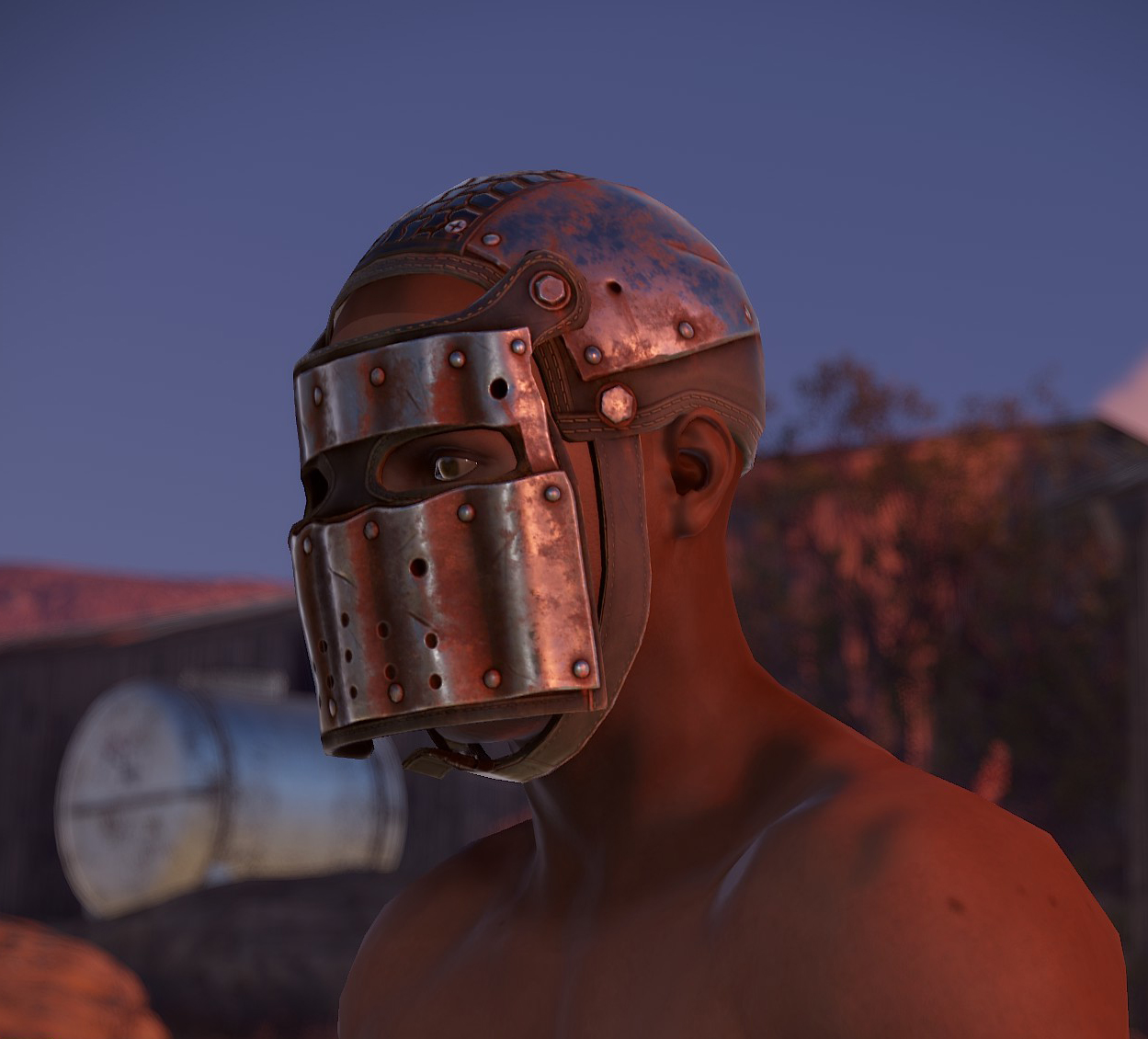 Corrugated Steel Facemask thumbnail 8