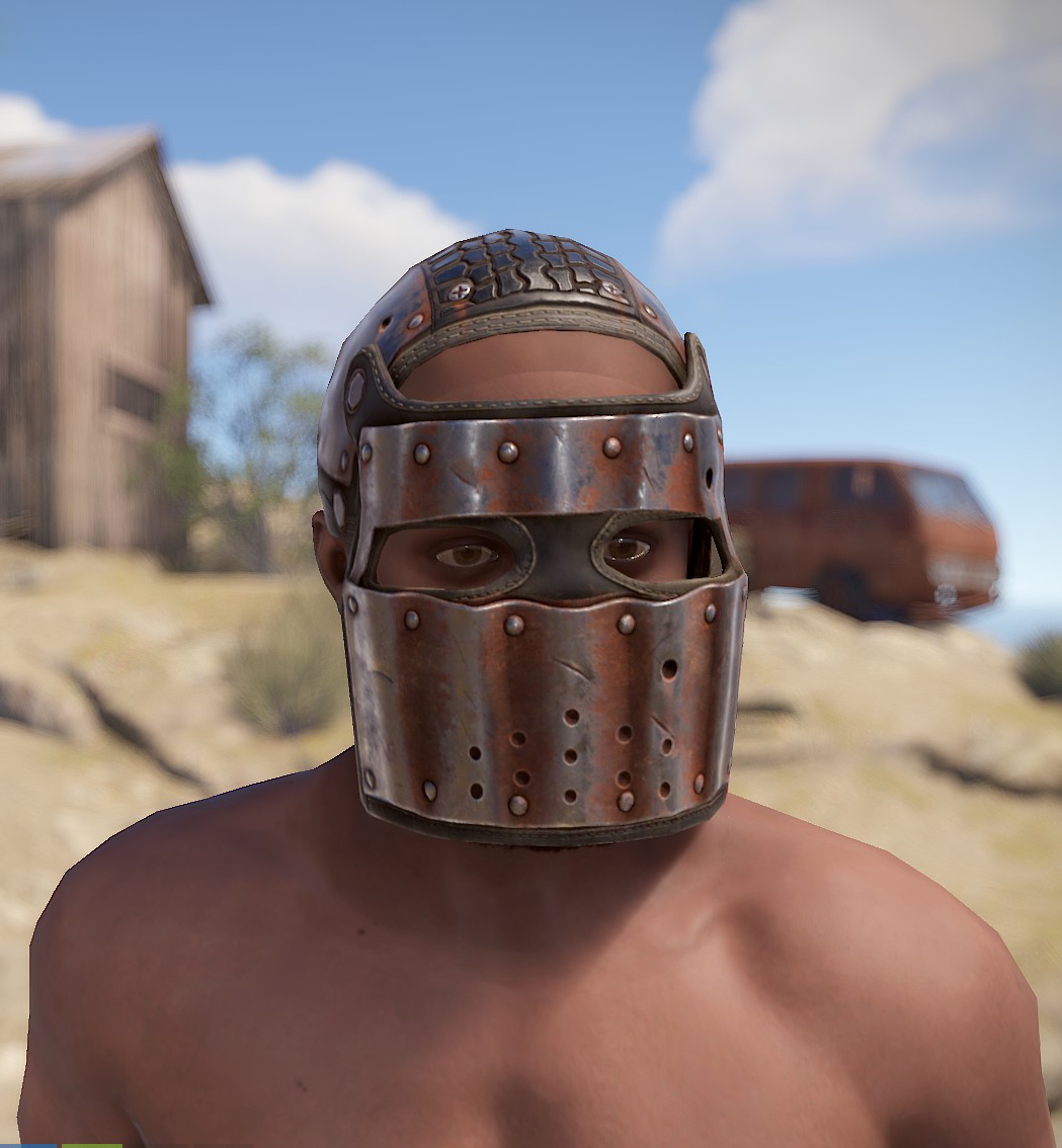 Corrugated Steel Facemask thumbnail 2