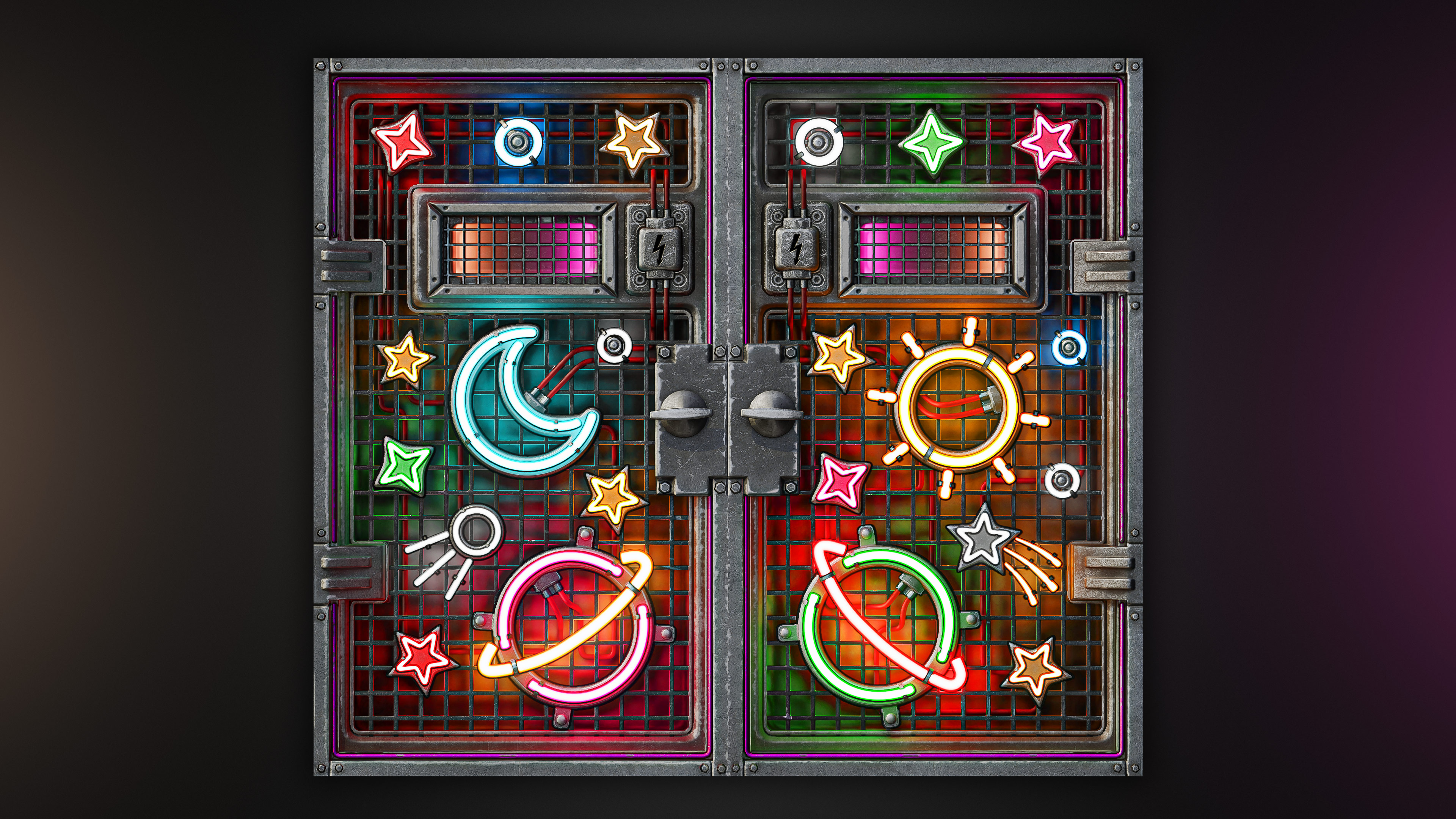 Outer Planets Armored Double Door screenshot 1