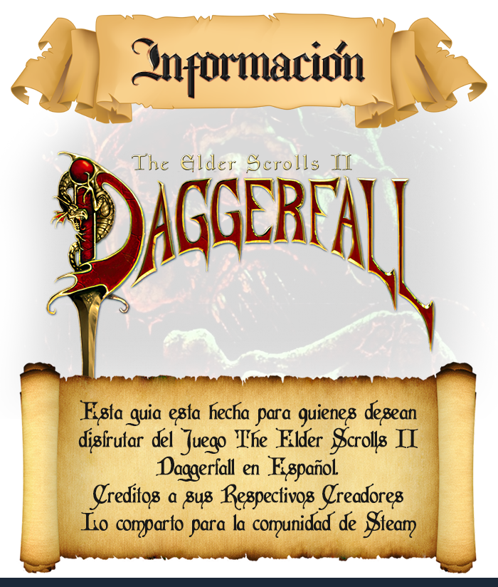 Steam Community :: Guide :: 🗩 Traducción al Español de TES II: Daggerfall