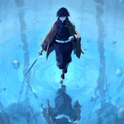 Demon Slayer | Giyu Tomioka - Dead Calm 4k {Artwork by あんよ}