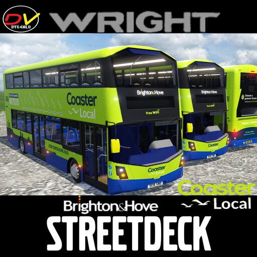 Steam Workshop Wright Streetdeck Brighton Coaster Local