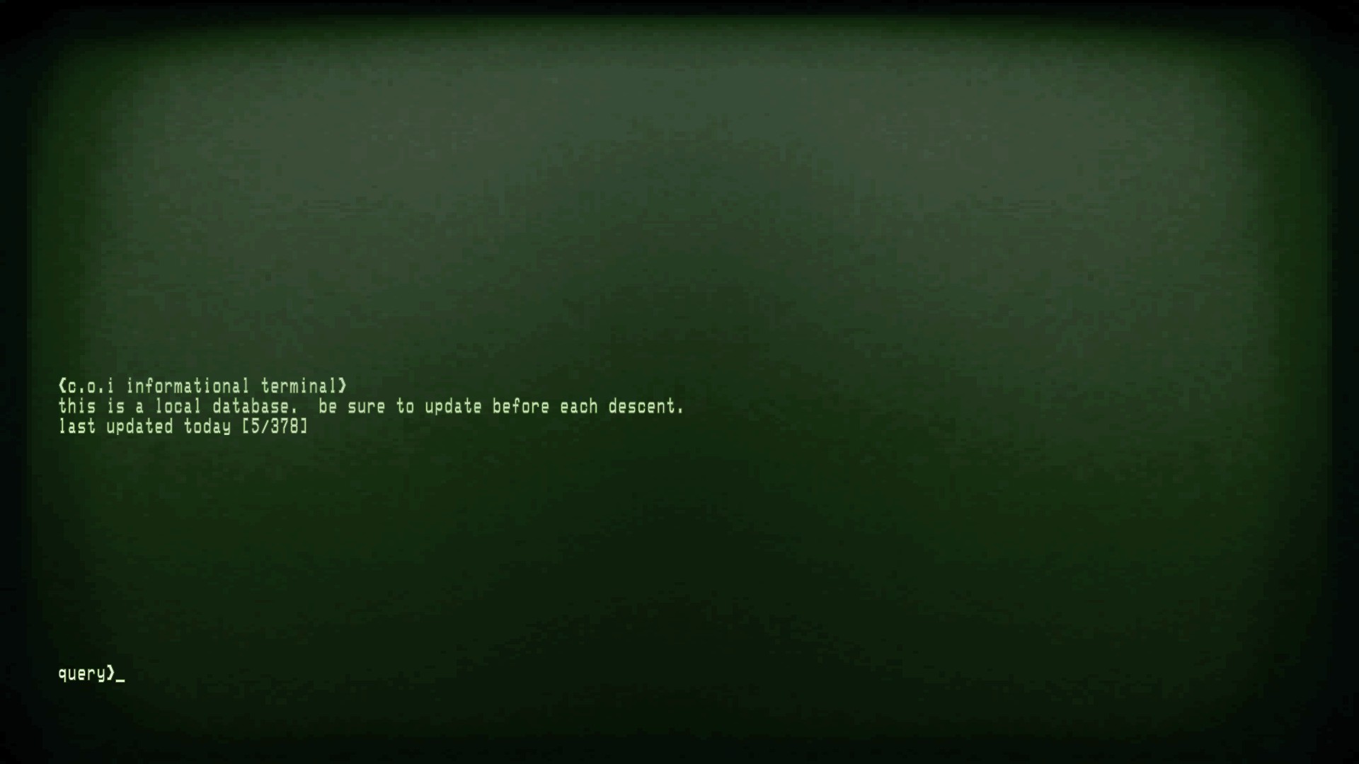 Game Lore -- The C.O.I Informational Terminal Commands image 3