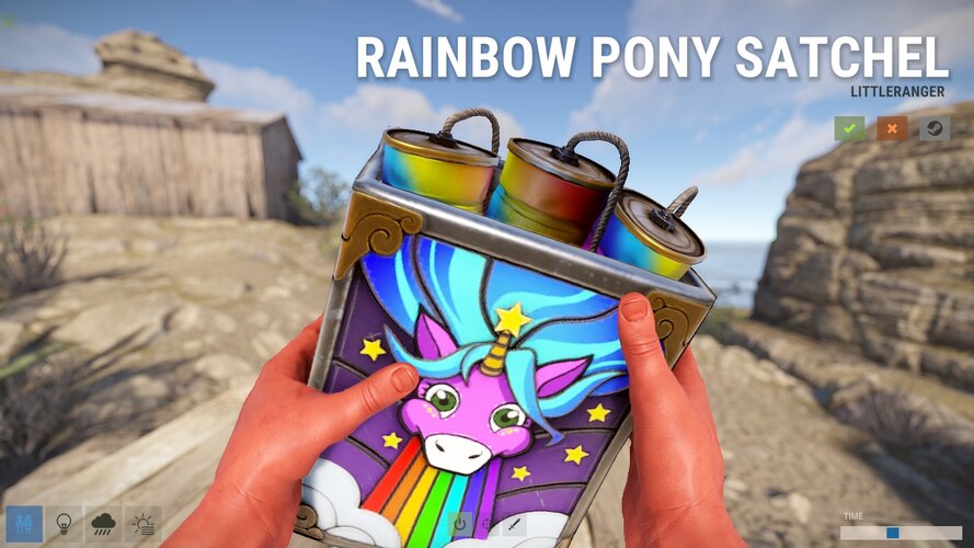 Rainbow Pony Satchel - image 1
