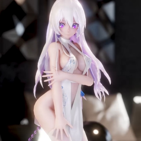 【MMD】HAKU 弱音ハク - I CAN'T STOP ME , R-18