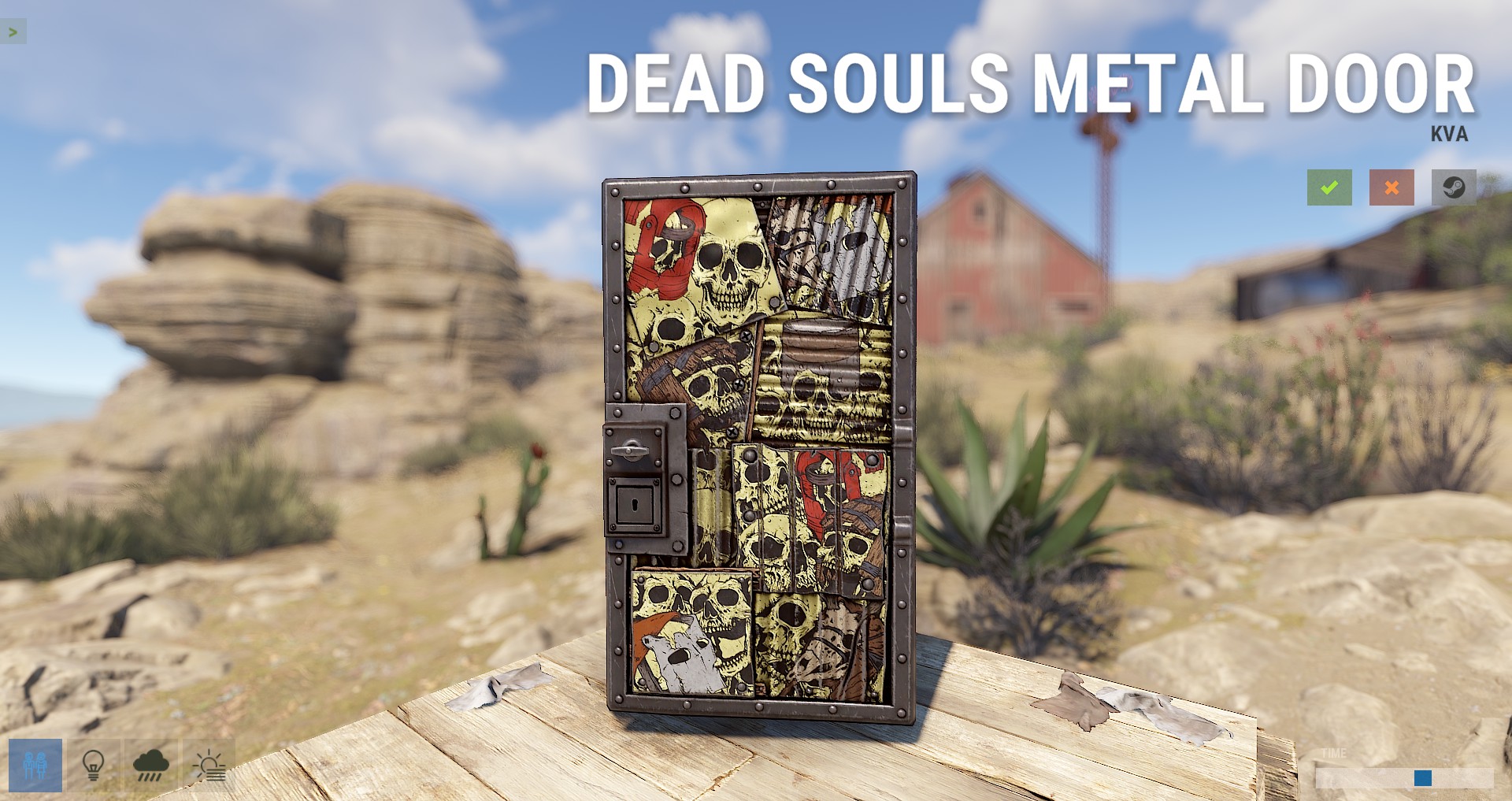 Dead Souls Metal Door thumbnail 2