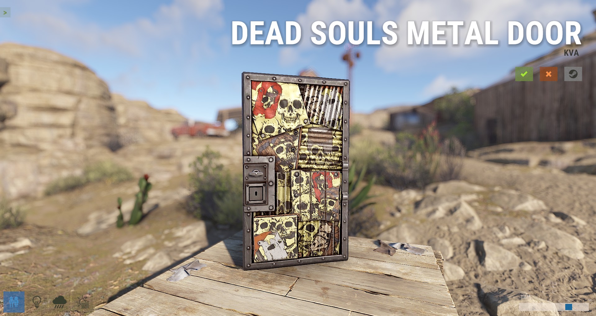 Dead Souls Metal Door thumbnail 3
