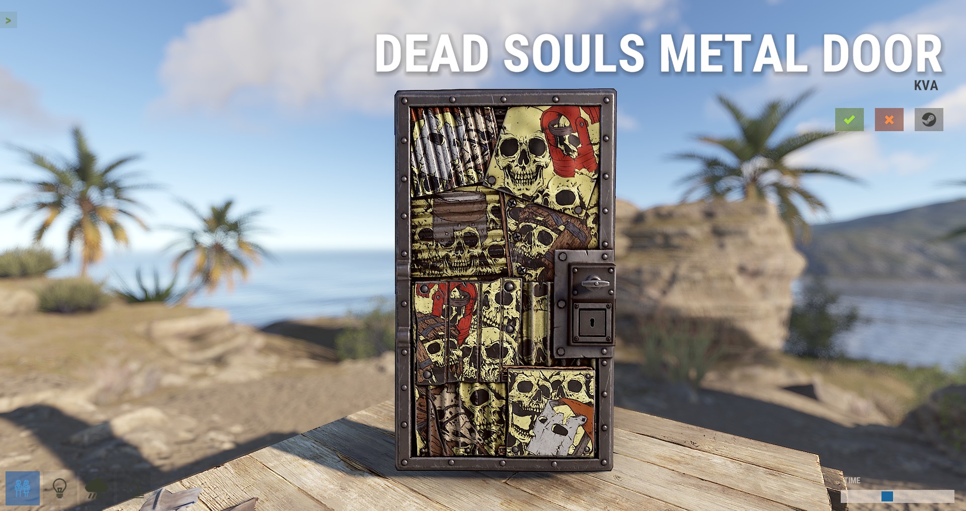 Dead Souls Metal Door thumbnail 4