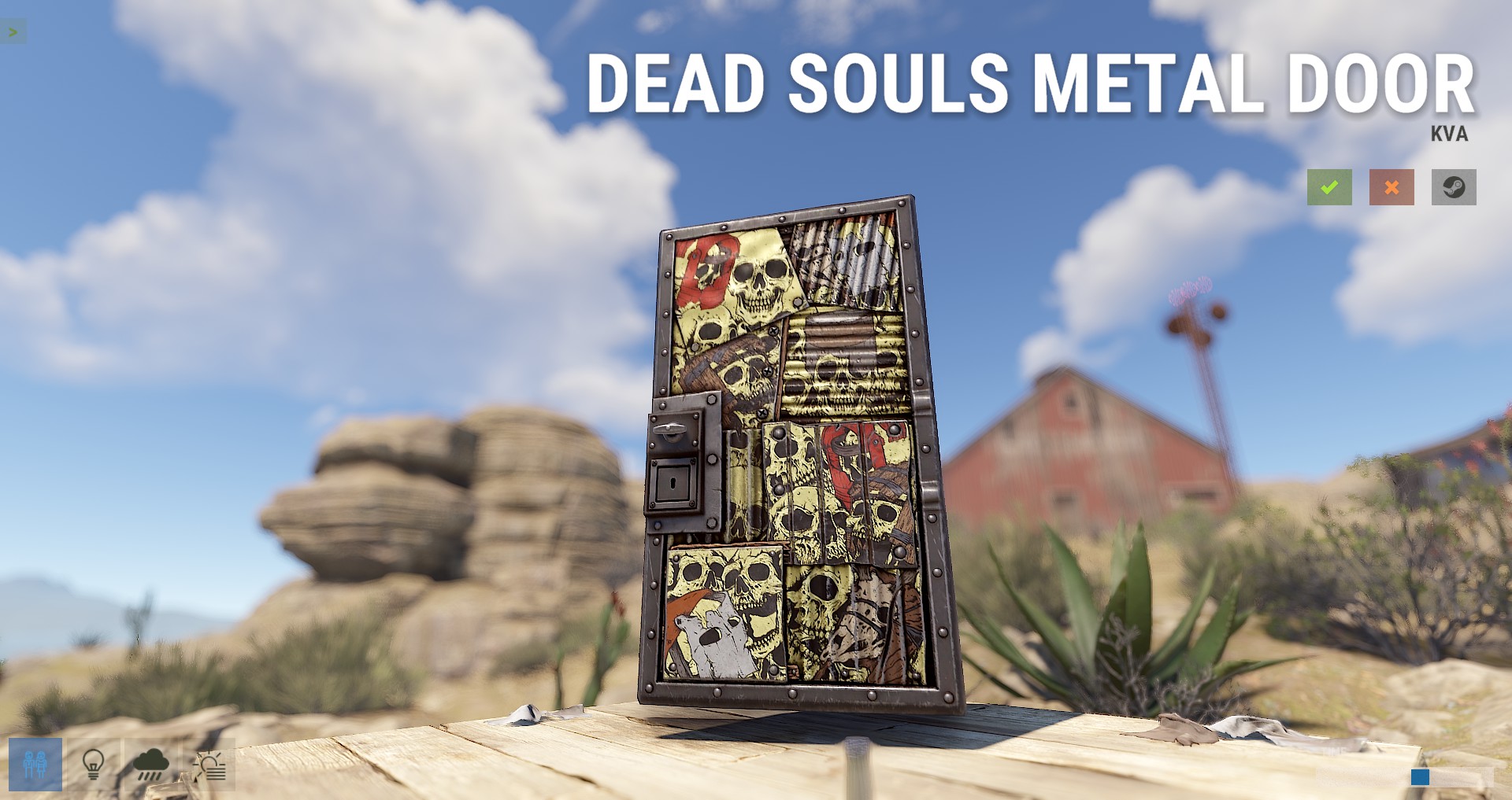 Dead Souls Metal Door thumbnail 5