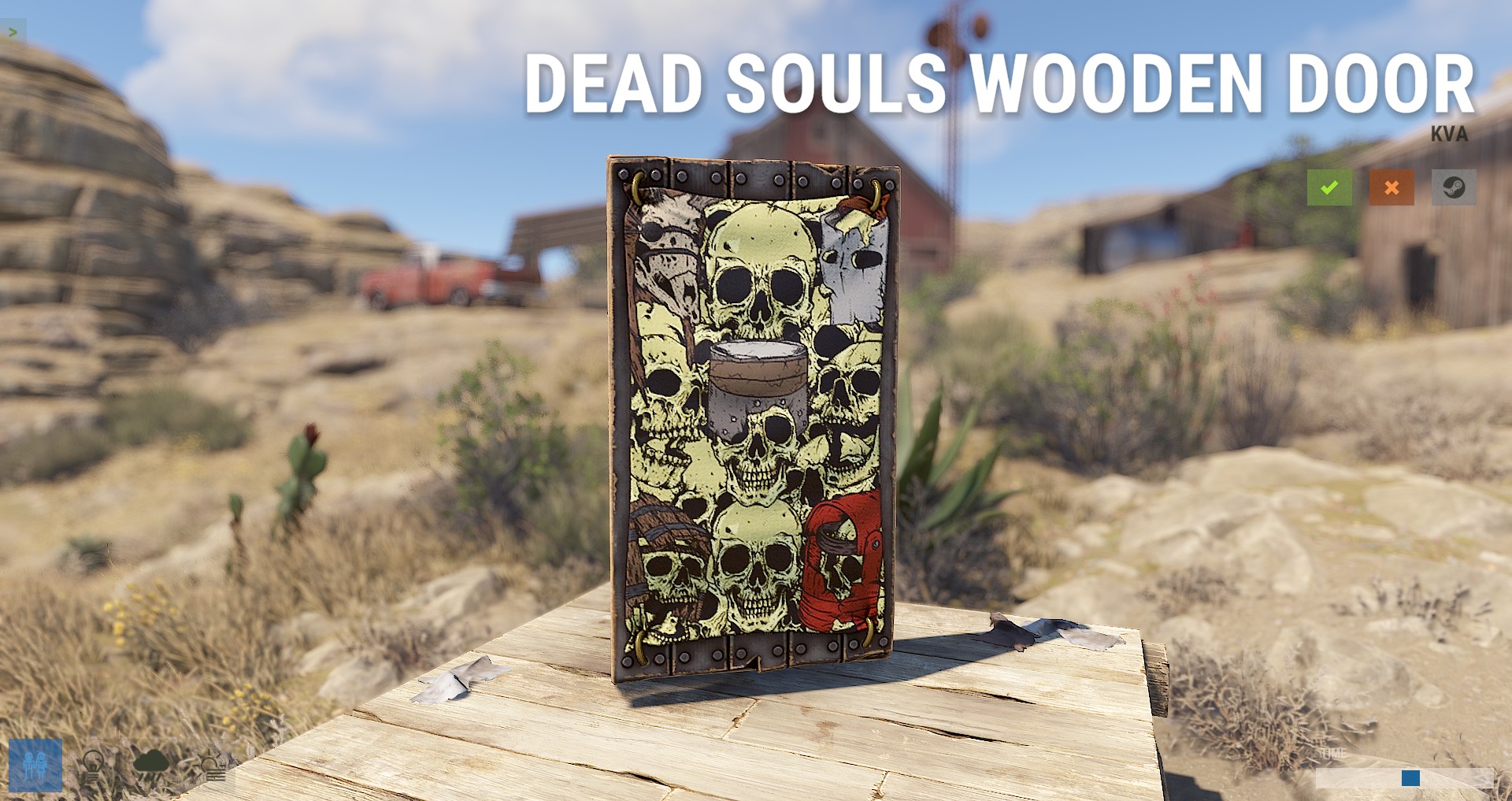 Dead Souls Wooden Door screenshot 1