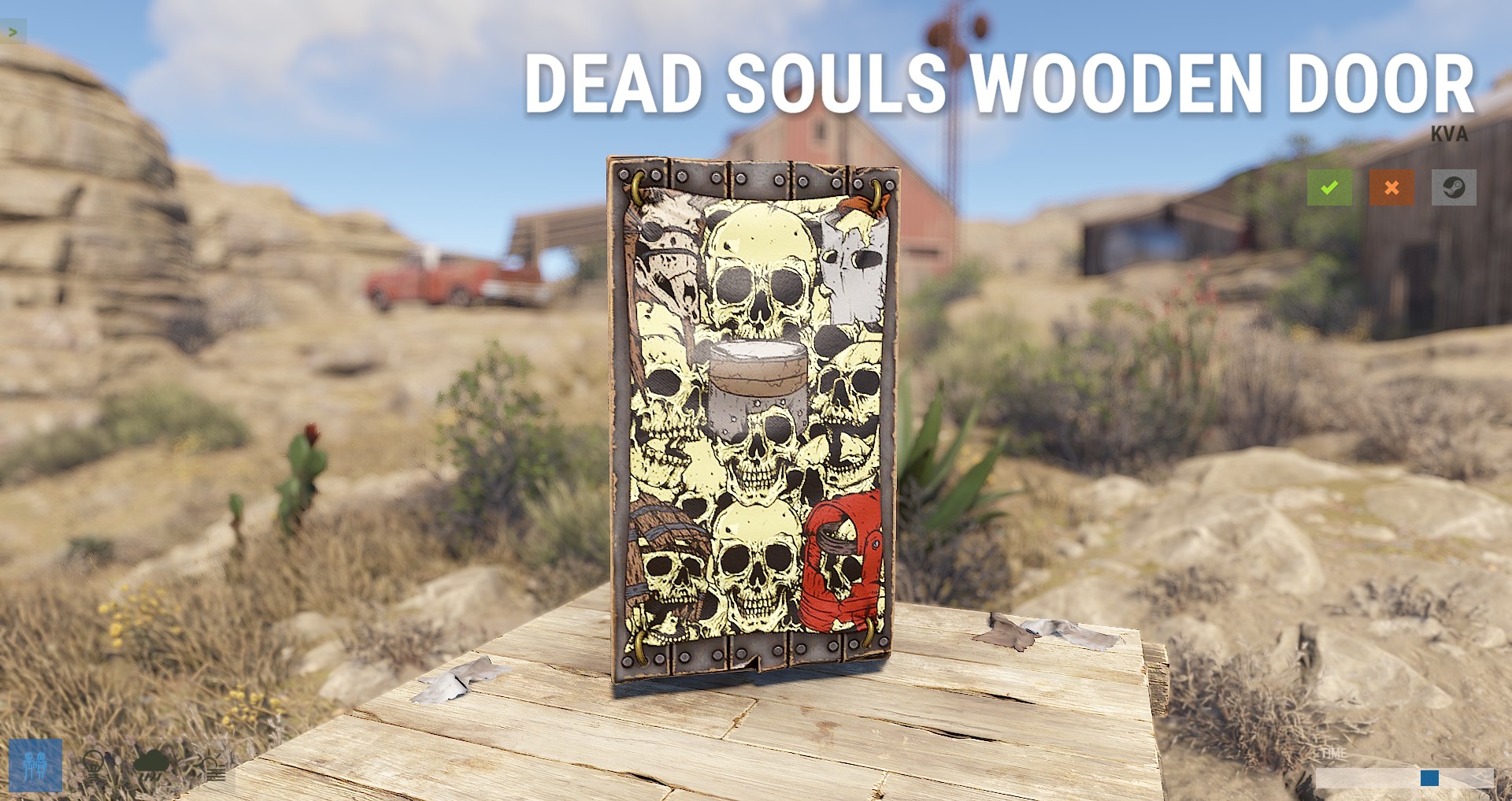 Dead Souls Wooden Door thumbnail 2