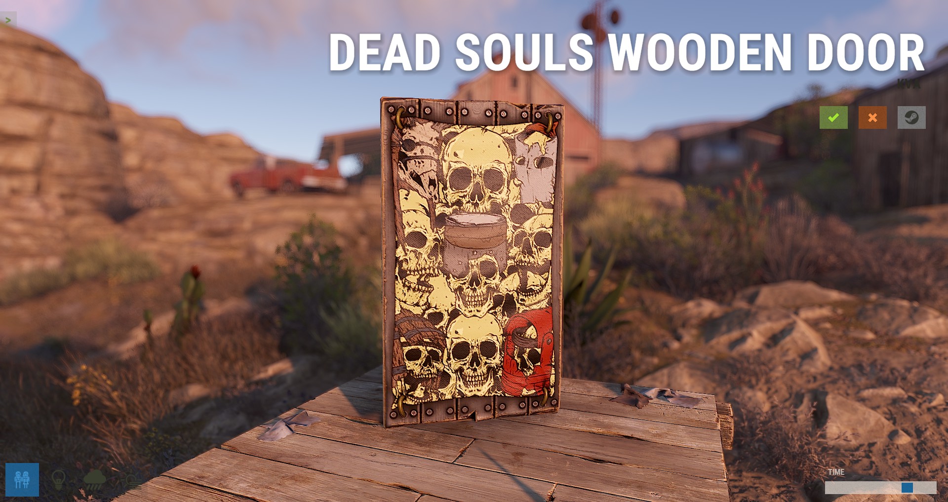 Dead Souls Wooden Door thumbnail 3