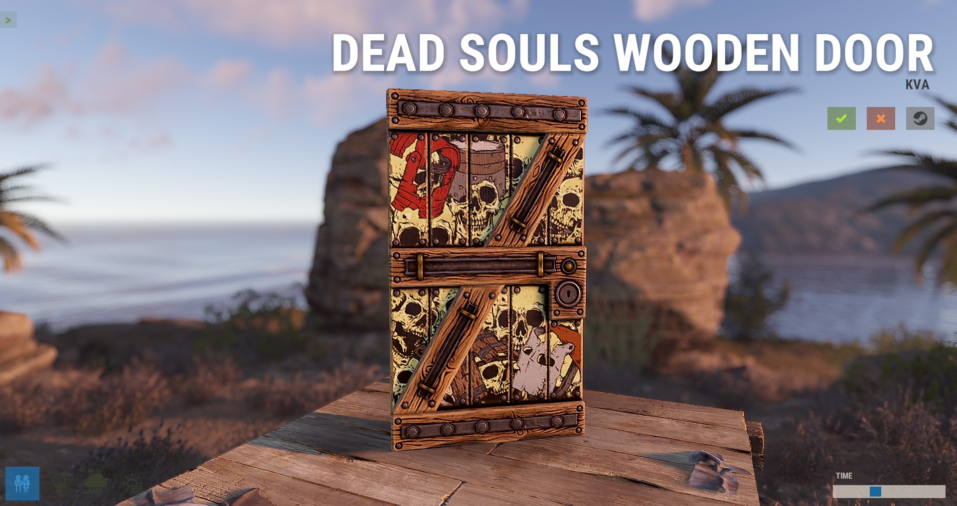 Dead Souls Wooden Door thumbnail 4